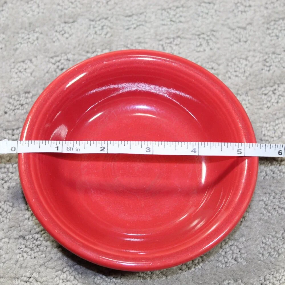 Fiesta Ware Small Red Fruit Bowl 5.25” 6oz. Homer Laughlin Dinnerware